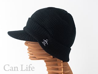 秋冬帽子 スポーツタイプ／つば付きニット帽子